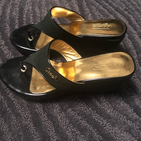 Coach Shoes - Coach Felecia Wedge Sandals Coach Shoes - Coach Felecia Wedge Sandals